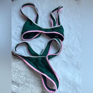 Kulani Kinis Green and Pink Bikini